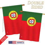 Portugal - Nationality Flags of the World Vertical Impressions Decorative Flags HG140191 Printed In USA