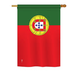 Portugal - Nationality Flags of the World Vertical Impressions Decorative Flags HG140191 Printed In USA