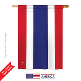 Thailand - Nationality Flags of the World Vertical Impressions Decorative Flags HG140231 Printed In USA