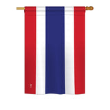 Thailand - Nationality Flags of the World Vertical Impressions Decorative Flags HG140231 Printed In USA