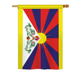 Tibet - Nationality Flags of the World Vertical Impressions Decorative Flags HG140232 Printed In USA