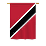 Trindad & Tobago - Nationality Flags of the World Vertical Impressions Decorative Flags HG140235 Printed In USA