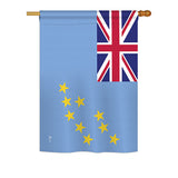 Tuvalu - Nationality Flags of the World Vertical Impressions Decorative Flags HG140240 Printed In USA