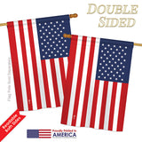 United States - Nationality Flags of the World Vertical Impressions Decorative Flags HG140246 Printed In USA