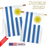 Uruguay - Nationality Flags of the World Vertical Impressions Decorative Flags HG140247 Printed In USA