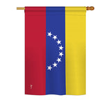 Venezuela - Nationality Flags of the World Vertical Impressions Decorative Flags HG140252 Printed In USA