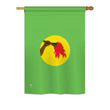 Zaire - Nationality Flags of the World Vertical Impressions Decorative Flags HG140259 Printed In USA