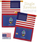 US Guam - Nationality Flags of the World Vertical Impressions Decorative Flags HG140266 Made In USA