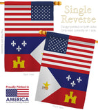 Acadiana US - Nationality Flags of the World Vertical Impressions Decorative Flags HG140273 Made In USA