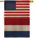 Netherlands US Friendship - Nationality Flags of the World Vertical Impressions Decorative Flags HG140463 Made In USA