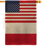 Poland US Friendship - Nationality Flags of the World Vertical Impressions Decorative Flags HG140486 Made In USA