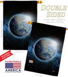 Earth - Nationality Flags of the World Vertical Impressions Decorative Flags HG140885 Made In USA