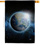 Earth - Nationality Flags of the World Vertical Impressions Decorative Flags HG140885 Made In USA