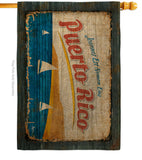 Puerto Rico - Nationality Flags of the World Vertical Impressions Decorative Flags HG140953 Made In USA
