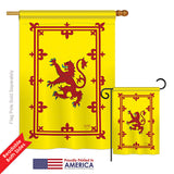 Rampart Lion - Nationality Flags of the World Vertical Impressions Decorative Flags HG108077 Printed In USA