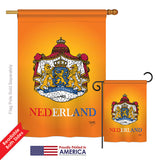Netherlands - Nationality Flags of the World Vertical Impressions Decorative Flags HG108094 Printed In USA