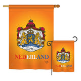 Netherlands - Nationality Flags of the World Vertical Impressions Decorative Flags HG108094 Printed In USA