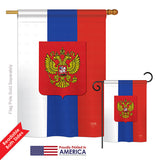 Russia - Nationality Flags of the World Vertical Impressions Decorative Flags HG108124 Printed In USA