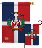 Dominican Republic - Nationality Flags of the World Vertical Impressions Decorative Flags HG108156 Made In USA