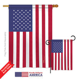 USA - Nationality Flags of the World Vertical Impressions Decorative Flags HG108184 Printed In USA