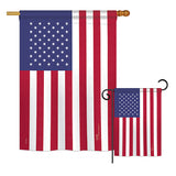 USA - Nationality Flags of the World Vertical Impressions Decorative Flags HG108184 Printed In USA