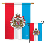 Luxembourg - Nationality Flags of the World Vertical Impressions Decorative Flags HG108199 Printed In USA