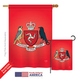 Isle of Man - Nationality Flags of the World Vertical Impressions Decorative Flags HG108200 Printed In USA