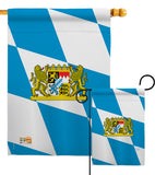 Bavaria - Nationality Flags of the World Vertical Impressions Decorative Flags HG108202 Made In USA