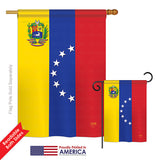 Venezuela - Nationality Flags of the World Vertical Impressions Decorative Flags HG108203 Printed In USA