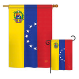 Venezuela - Nationality Flags of the World Vertical Impressions Decorative Flags HG108203 Printed In USA