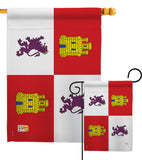 Castile and León - Nationality Flags of the World Vertical Impressions Decorative Flags HG108323 Made In USA