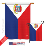 Saint Marteen - Nationality Flags of the World Vertical Impressions Decorative Flags HG108348 Printed In USA
