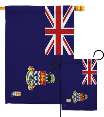 Cayman Islands - Nationality Flags of the World Vertical Impressions Decorative Flags HG140048 Made In USA