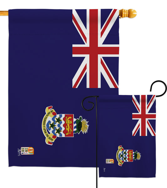Cayman Islands - Nationality Flags of the World Vertical Impressions Decorative Flags HG140048 Made In USA