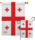 Georgia Republic - Nationality Flags of the World Vertical Impressions Decorative Flags HG140089 Made In USA