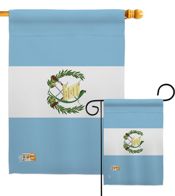 Guatemala - Nationality Flags of the World Vertical Impressions Decorative Flags HG140098 Made In USA