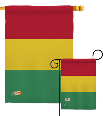 Guinea - Nationality Flags of the World Vertical Impressions Decorative Flags HG140100 Made In USA