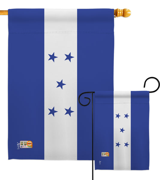 Honduras - Nationality Flags of the World Vertical Impressions Decorative Flags HG140104 Made In USA