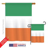 Ireland - Nationality Flags of the World Vertical Impressions Decorative Flags HG140112 Printed In USA