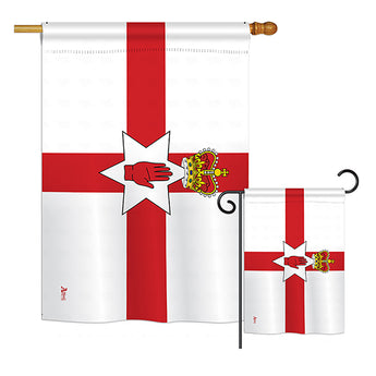 Ireland-Northern - Nationality Flags of the World Vertical Impressions Decorative Flags HG140113 Printed In USA