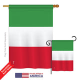 Italy - Nationality Flags of the World Vertical Impressions Decorative Flags HG140117 Printed In USA