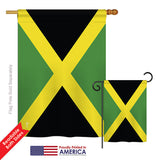 Jamaica - Nationality Flags of the World Vertical Impressions Decorative Flags HG140120 Printed In USA