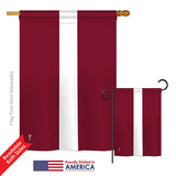 Latvia - Nationality Flags of the World Vertical Impressions Decorative Flags HG140133 Printed In USA