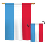 Luxembourg - Nationality Flags of the World Vertical Impressions Decorative Flags HG140140 Printed In USA