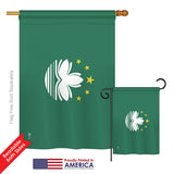 Macao - Nationality Flags of the World Vertical Impressions Decorative Flags HG140141 Printed In USA