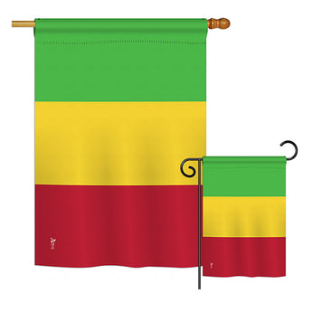 Mali - Nationality Flags of the World Vertical Impressions Decorative Flags HG140148 Printed In USA