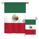 Mexico - Nationality Flags of the World Vertical Impressions Decorative Flags HG140154 Printed In USA