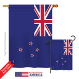 New Zealand - Nationality Flags of the World Vertical Impressions Decorative Flags HG140168 Printed In USA