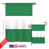 Nigeria - Nationality Flags of the World Vertical Impressions Decorative Flags HG140171 Printed In USA