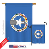 Northern Marianas - Nationality Flags of the World Vertical Impressions Decorative Flags HG140173 Printed In USA